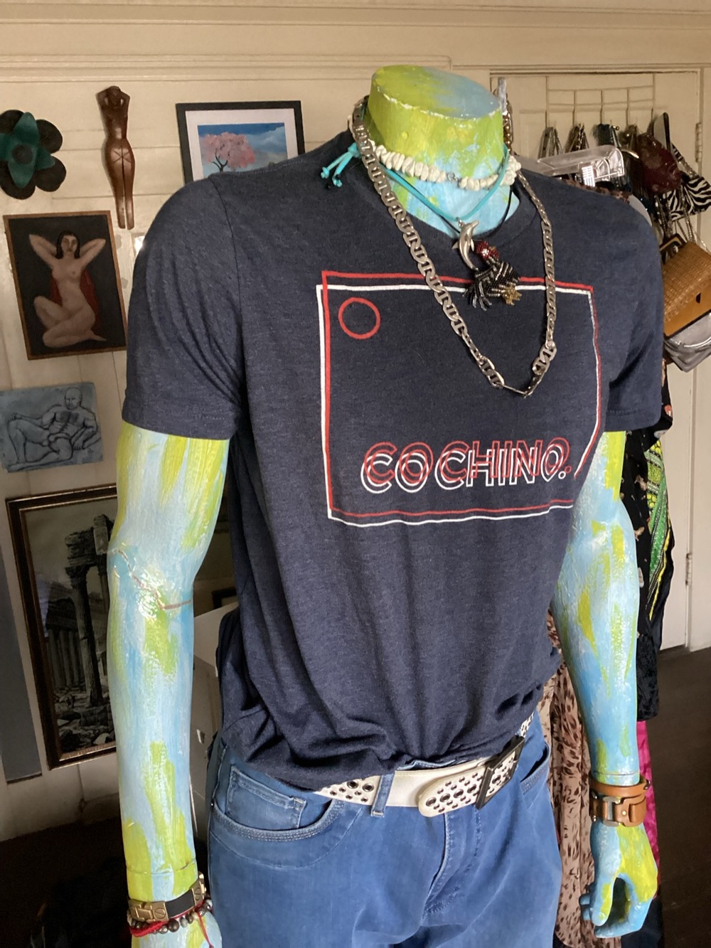 COCHINO Graphic tee with red/white logo